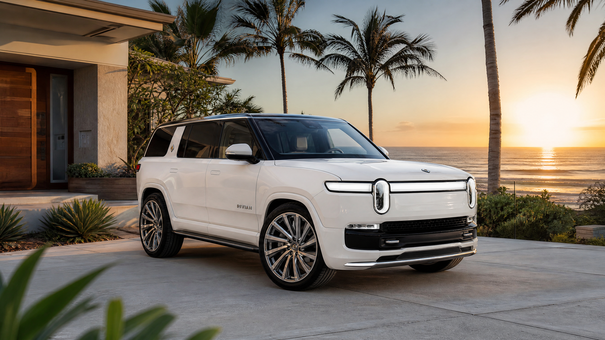 Rivian R1S Luxury Build - Glacier White