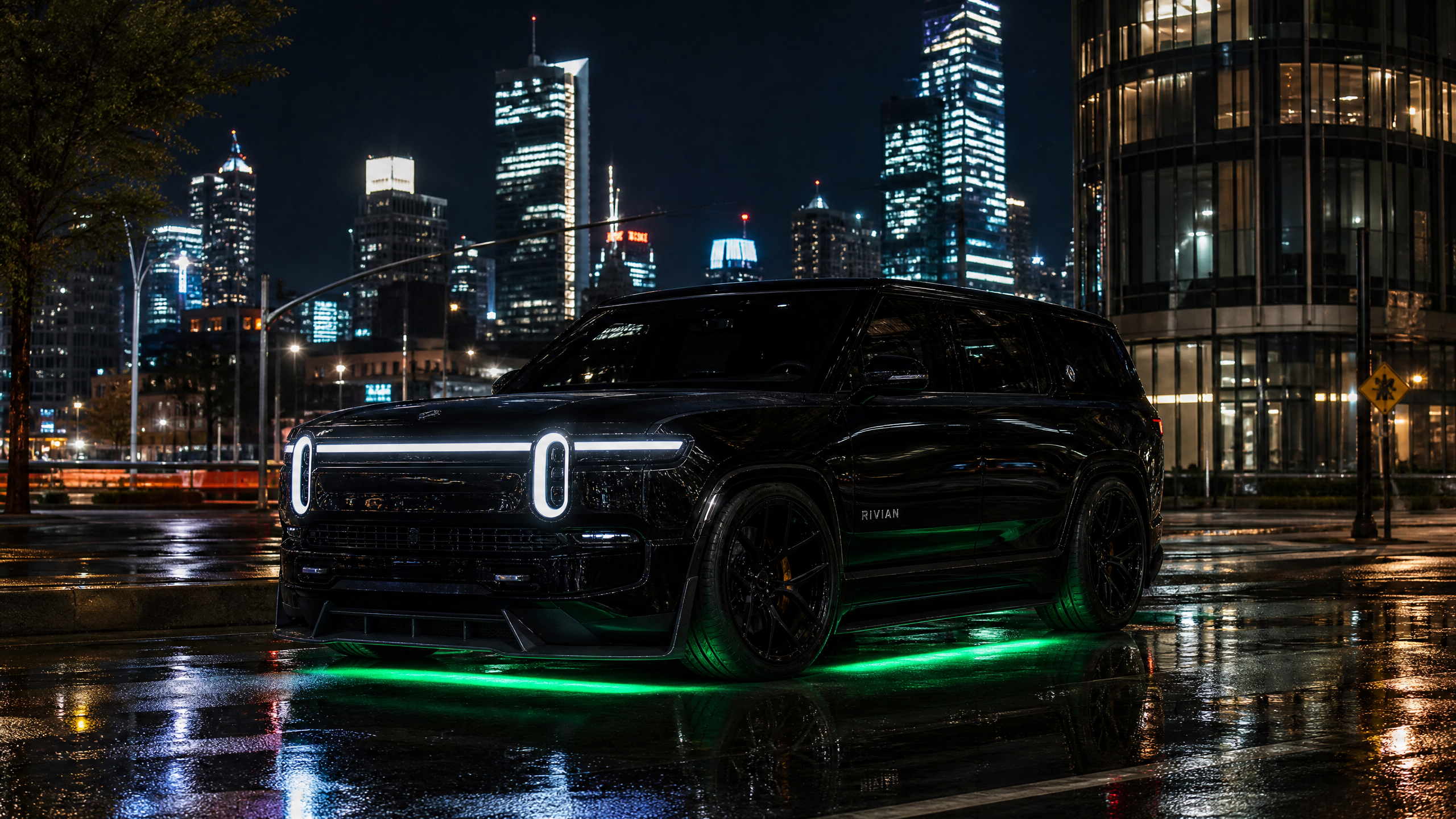 Rivian R1S Urban Sleek Build - Midnight Black