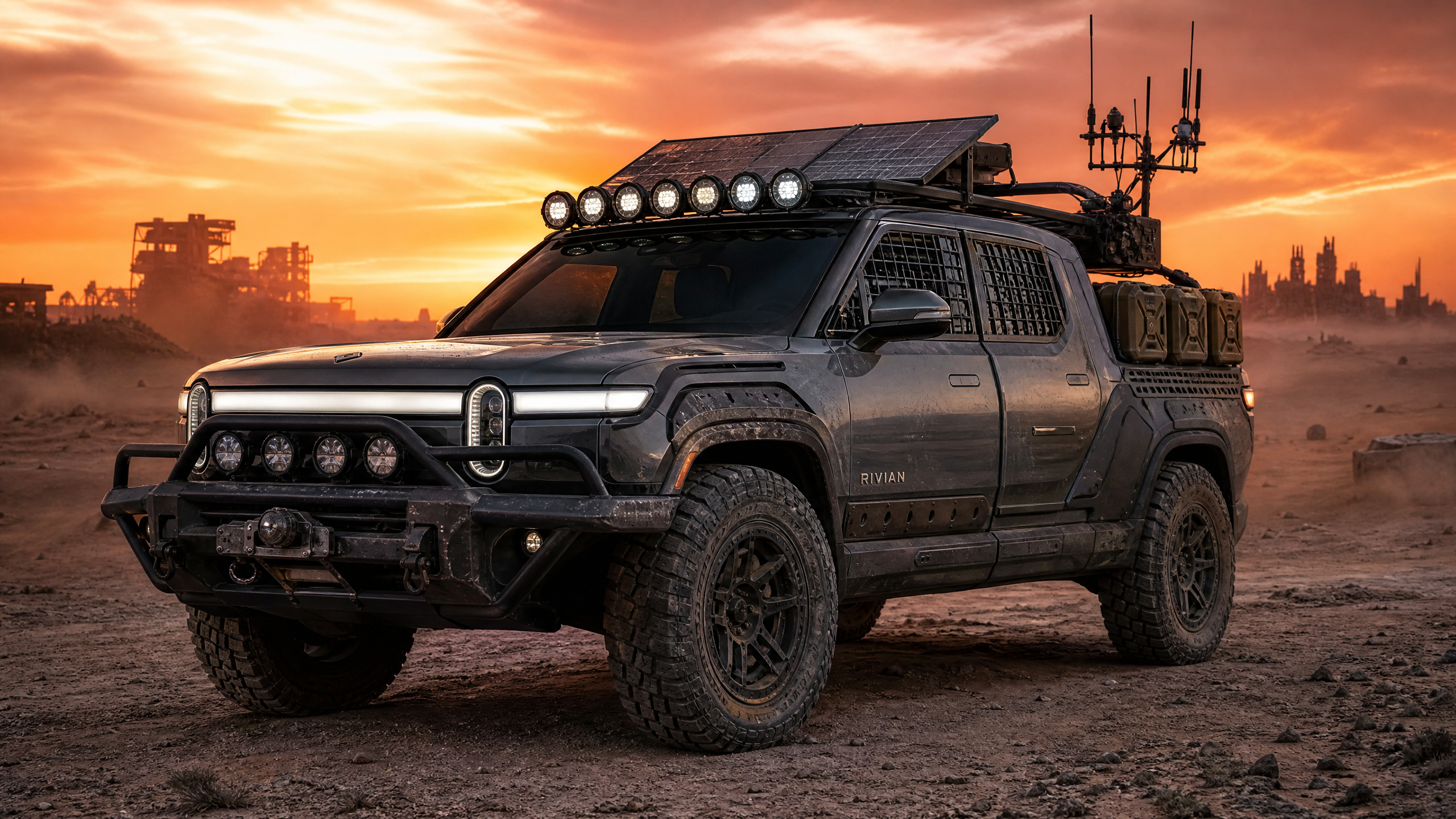 Rivian R1T Apocalypse Survival Build - Gunmetal
