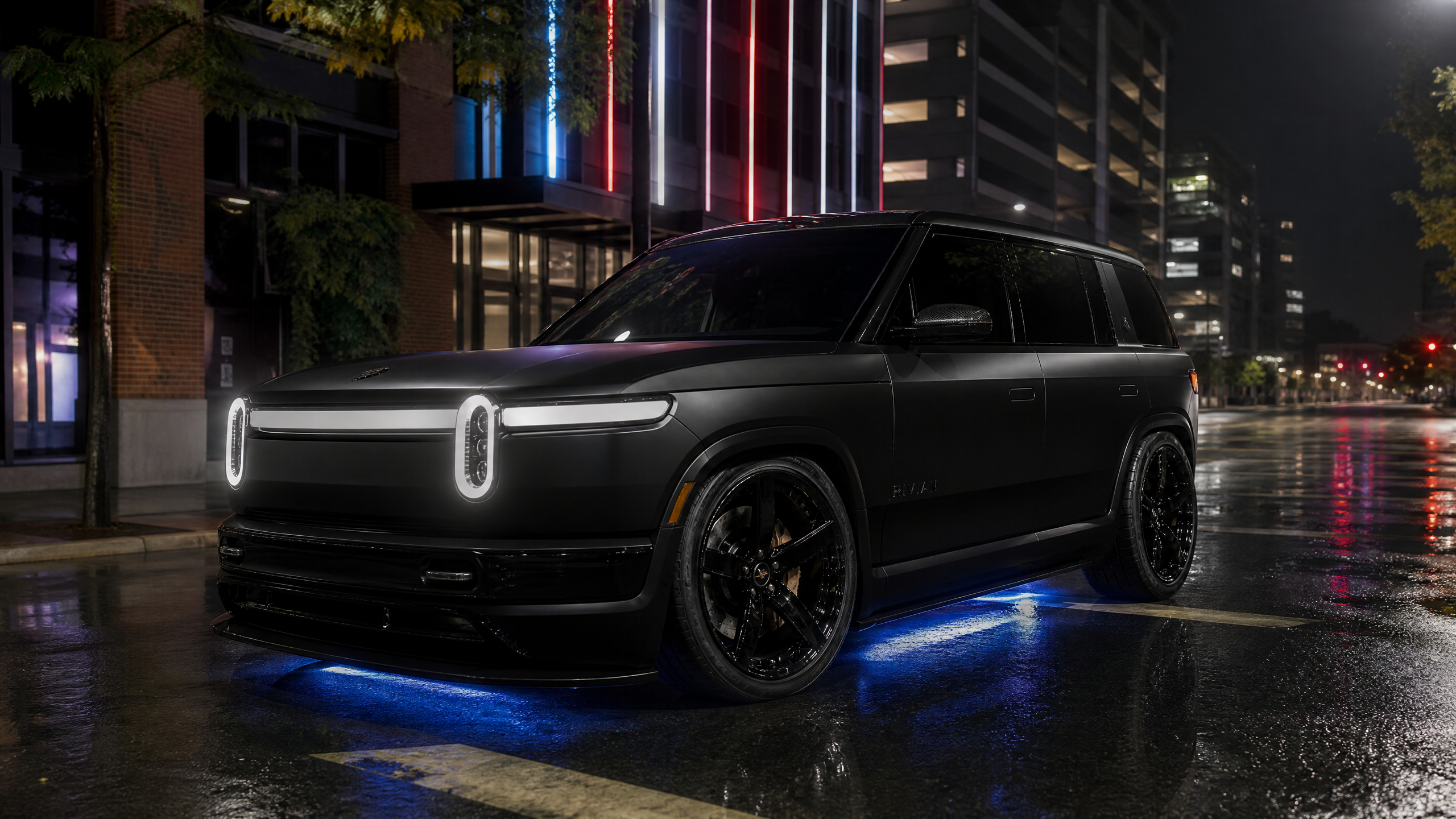 Rivian R2 Urban Night Build - Matte Black