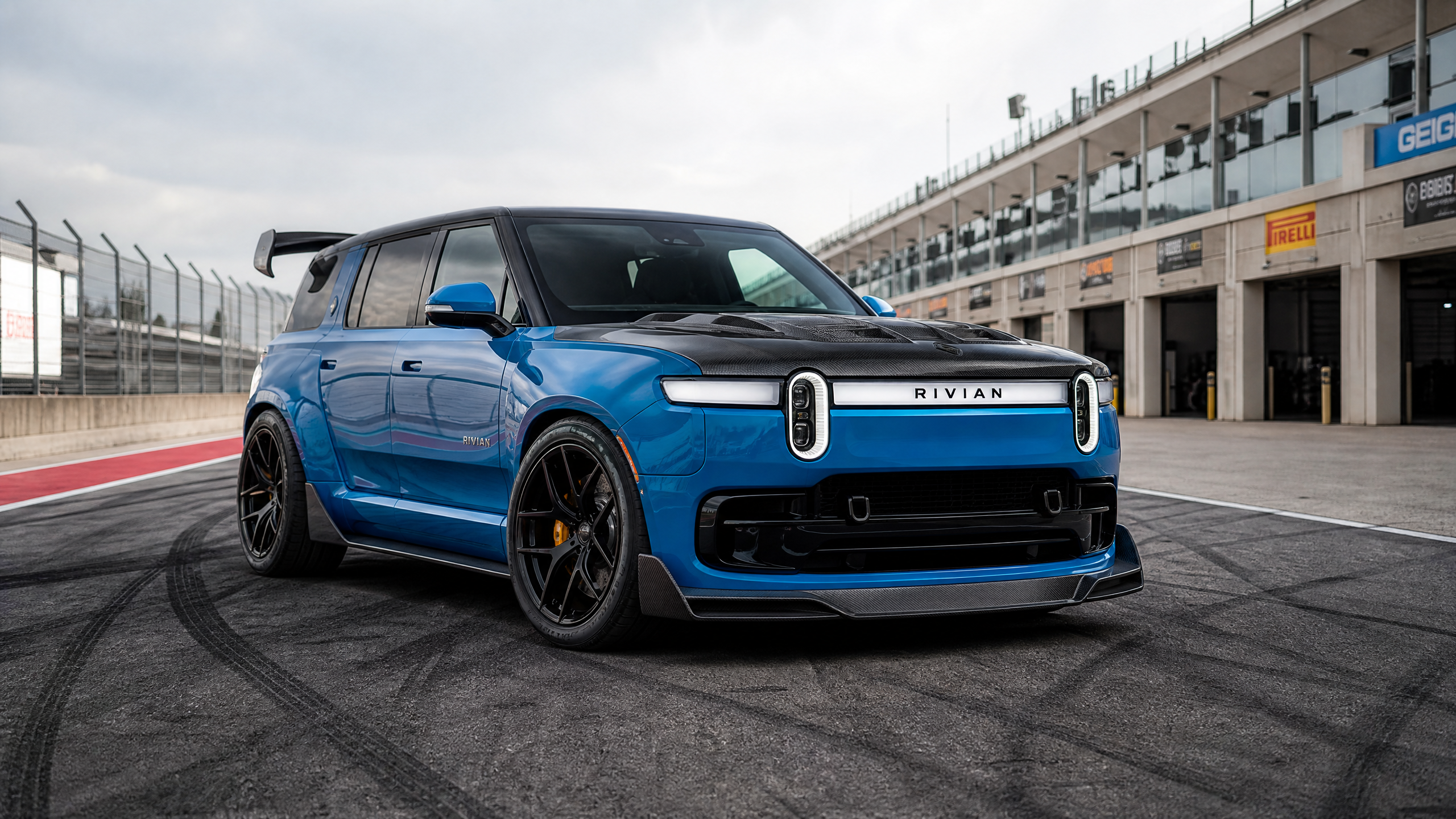 Rivian R2 Track Build - Electric Blue