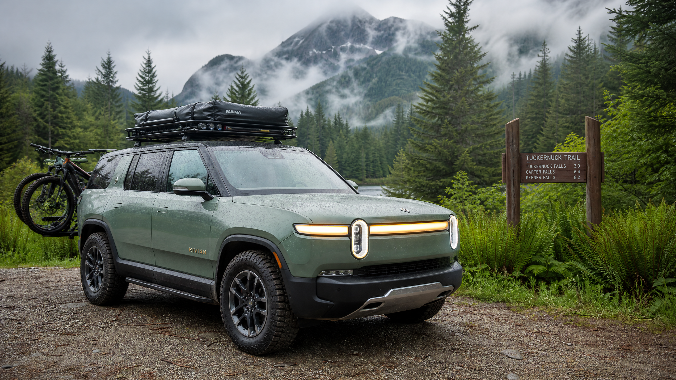 Rivian R2 Pacific Northwest Trailhead Build - Sage Green
